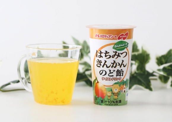 はちみつきんかんのど飴テイストドリンク