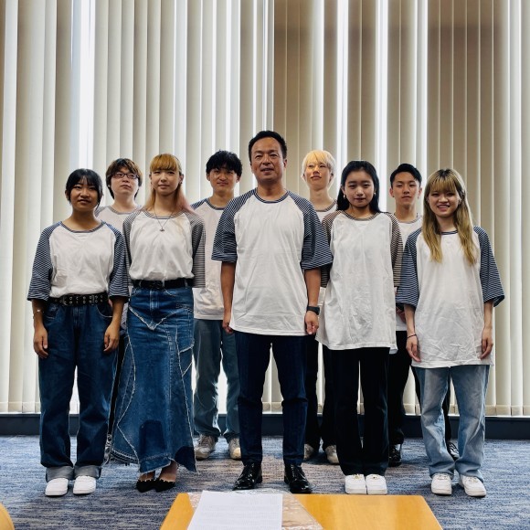 下関市長と学生たち