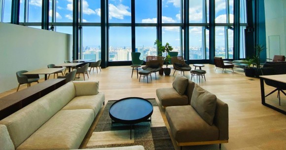 「虎ノ門広告祭」ラウンジエリア　CLAS Biz納品事例