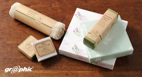 「包装紙印刷」に新たに5種類の用紙を追加