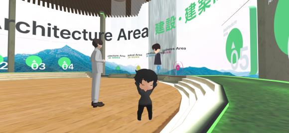 「県央ネットやまなし メタバース合同企業説明会」 イメージ