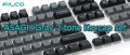 ASAGI×Gray 2 tone Keycap set