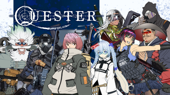 ハクスラRPG『QUESTER』キービジュアル
