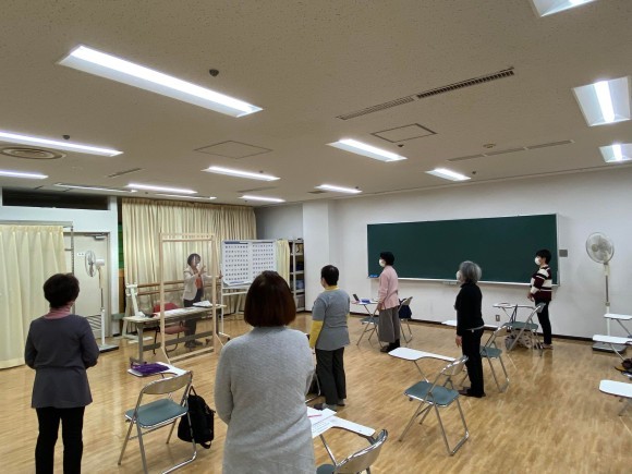 健康声磨き講座の様子