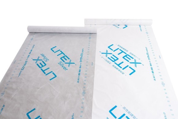 透湿・防水シートライテックスハウスラップおよび遮熱型ライテックスシルバー