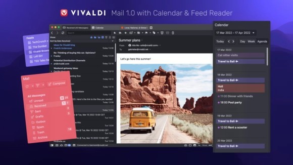 Vivaldi メール 1.0 登場　パワフルなメールクライアントをブラウザに内蔵