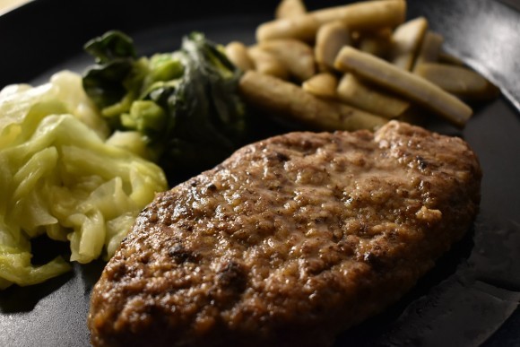 NinjaPasteを使用したヘルシーハンバーグ