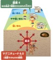 震度とマグニチュードの模式図（地震本部出典）