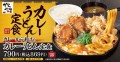 出汁を効かせた和風仕立て「カレーからあげのカレーうどん定食」からあげ専門店からやまに新登場！