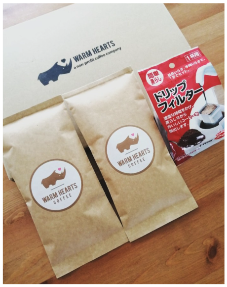 warm hearts coffee clubで販売しているコーヒー豆