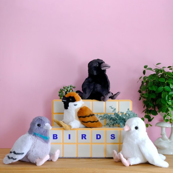 フラッフィーズ®︎シリーズから身近な鳥たちが新発売です！