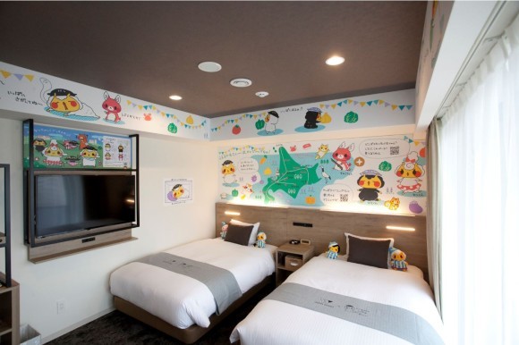 ジンギスカンのジンくんコラボルーム（ホテルウィング札幌すすきの）