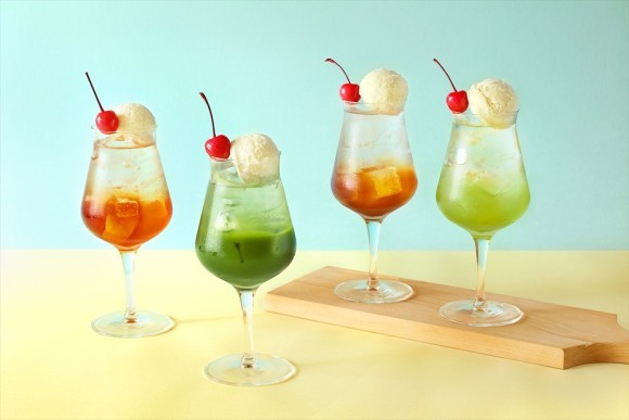 「お茶のクリームソーダフェア」イメージ