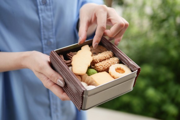 《発売開始》錢屋カフヱー 折々のクッキー缶 7月缶