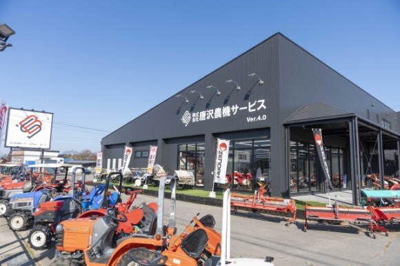 屋外展示場の様子