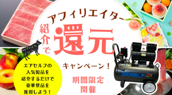 エアセルフのホームページより