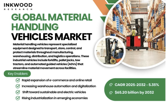 GLOBAL MATERIAL HANDLING VEHICLES MARKET FORECAST 2025-2032 - Inkwood Research