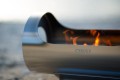 用途に応じて回転させる暖炉のようなWindモード、調理用のノーマルモード2つの機能を持った焚火台