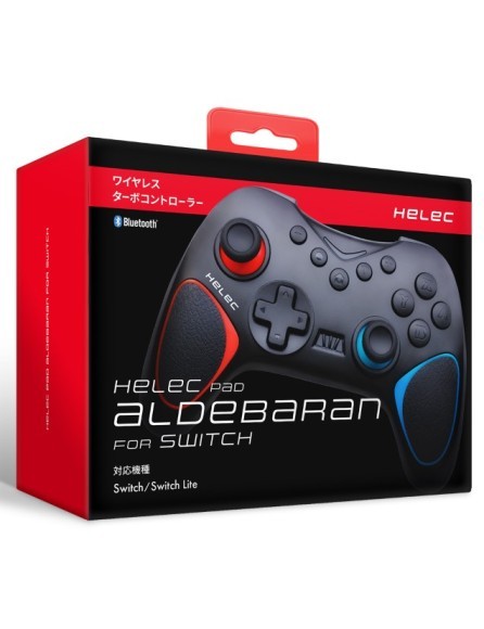 Switch対応の軽量ターボコントローラー 「HELEC PAD ALDEBARAN  FOR SWITCH」