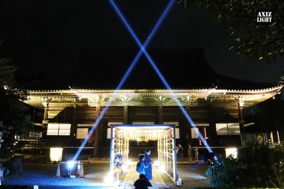 西教寺夏のライトアップ  過去開催時の様子 ー AXIZLight演出