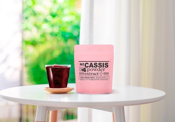 NZカシスパウダー　エクストラクトプラスのパッケージ　　