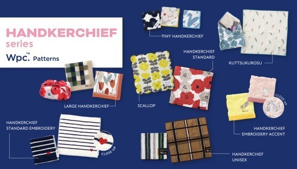 “Wpc. Patterns”ハンカチ特集