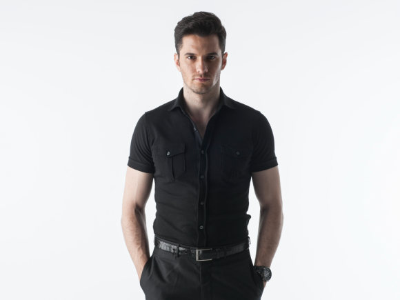 decollouomo半袖シャツ