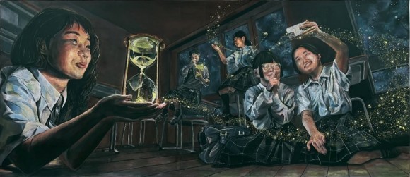 メイン大会(黒板アート高校生) 最優秀賞