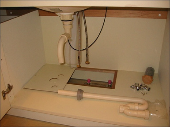 配管の未施工実例