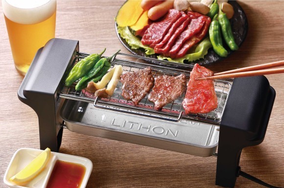 「一人焼肉」を気楽に自宅で思う存分楽しめるコンパクトな家電『おひとり網焼肉グリル』