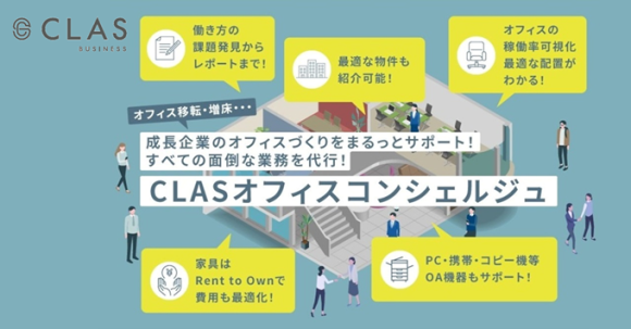 「CLASオフィスコンシェルジュ」の提供を開始