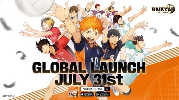 アニメ『ハイキュー!!』のスマホゲーム 『ハイキュー!!FLY HIGH』のグローバル版 『HAIKYU!! FLY HIGH』の配信日が7月31日に決定