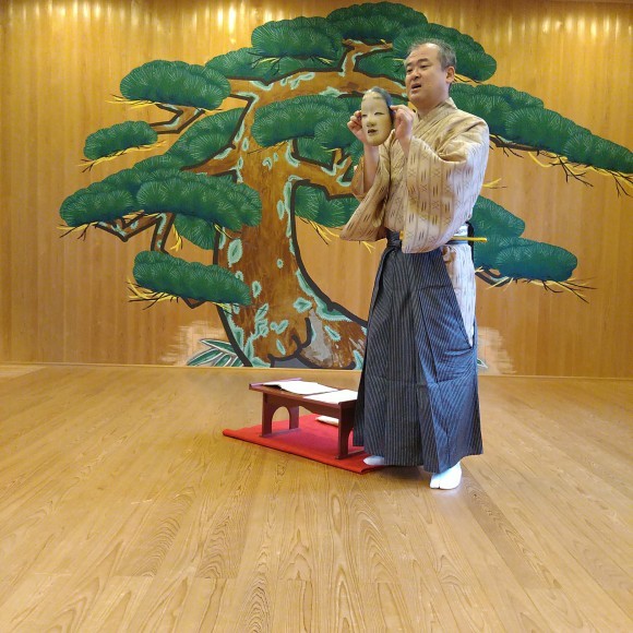 2023年8月　深川能楽Salon　深川能舞台にて