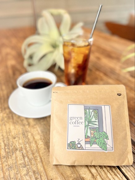 ●enオリジナルパッケージのグリーンコーヒー