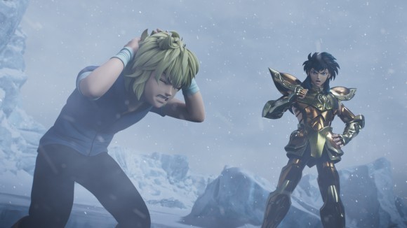 かつて師弟関係だった頃の氷河とカミュ