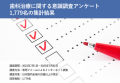 歯科治療に関する意識調査 アンケート