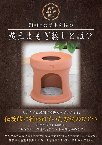 ファンジン黄土よもぎ蒸し