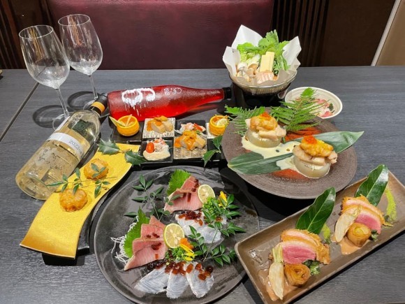 板前の冬の夜神楽コース