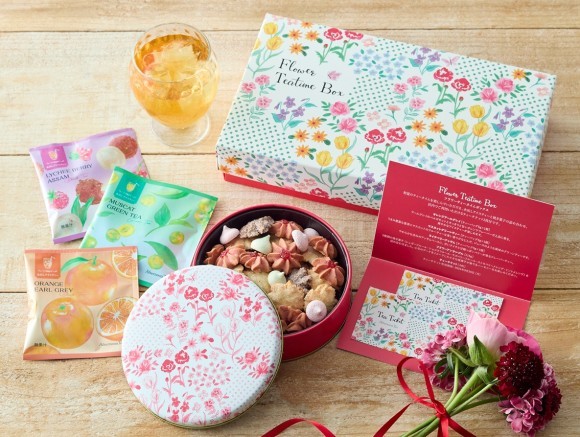 母の日ギフト「フラワーティータイムボックス」