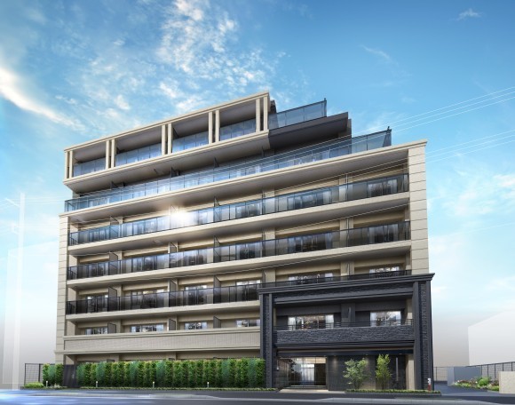 「ヴェレーナブリエ港南中央」外観完成予想CG