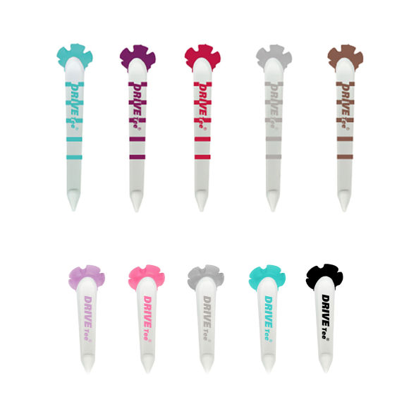 よく飛ぶ・曲がらないとプロアマ絶賛！ 花びら型ティー『DRIVE TEE(R)』の ショート/ロング単体モデル