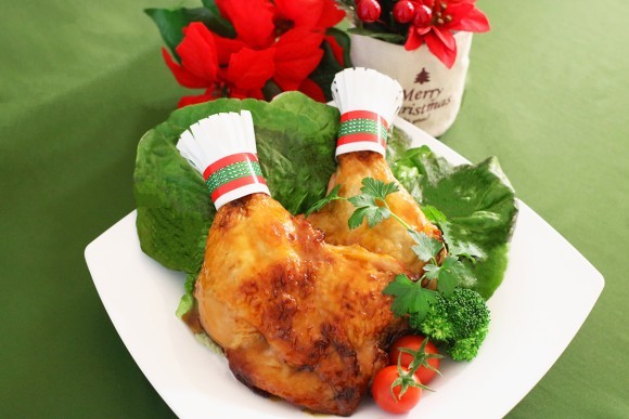 サンタも踊るクリスマスチキン