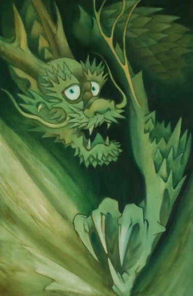 中村駿『龍雲図』