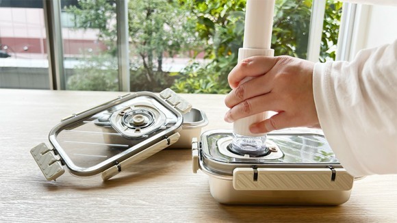 【続く食品高騰】せっかくの食材をおいしく新鮮に長持ち 真空もできるステンレス保存容器 Makuakeで販売開始