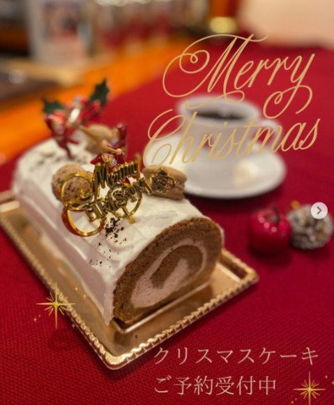 福岡で愛され続ける「珈琲舎のだ」が、今年もクリスマスケーキ予約を開始！人気の“のだロール”を贅沢にアレンジした限定商品も登場