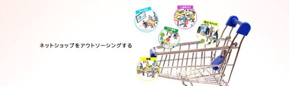 一般的なEC業務を現した図