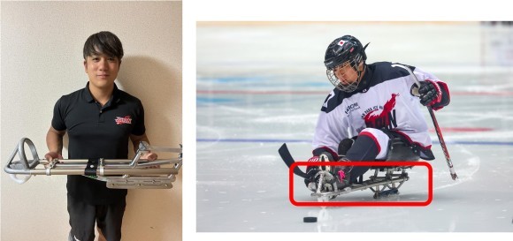 挑戦を応援し、未来を支える パラアイスホッケー日本代表　森崎天夢選手との雇用契約 並びにスレッジ贈呈のお知らせ