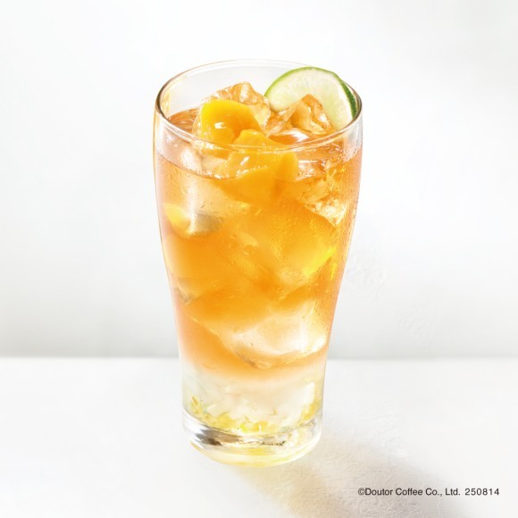 エクセルシオール カフェ 果実とお茶を楽しむティーエード第2弾！ 「マンゴーグリーンルイボスティー」８月14日発売