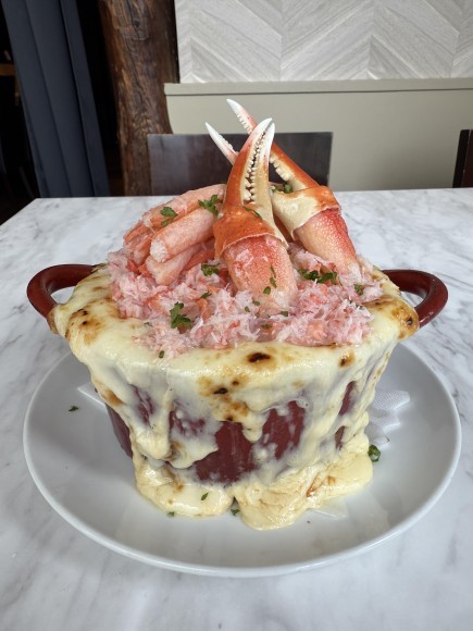 カニボナーラボルケーノパスタ