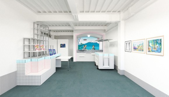 yorimichi 店内パース